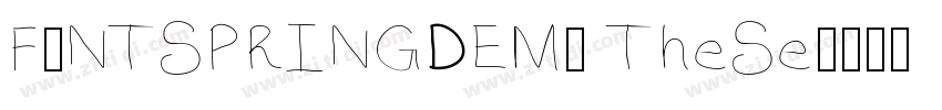 FONTSPRINGDEMO TheSe字体转换